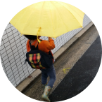 画像：徒歩通園を推奨