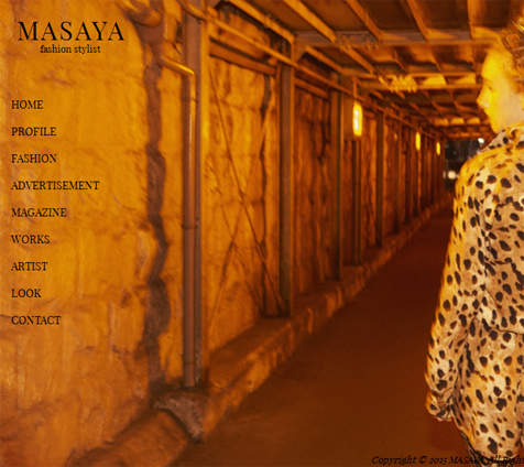 画像：スタイリストMASAYAさんのポートフォリオサイト