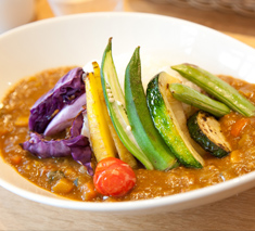 トマトベースの夏野菜カレー