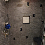 modern shower room　モダンなシャワールーム