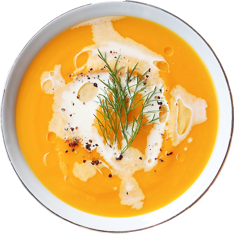 スナップエンドウのポタージュ