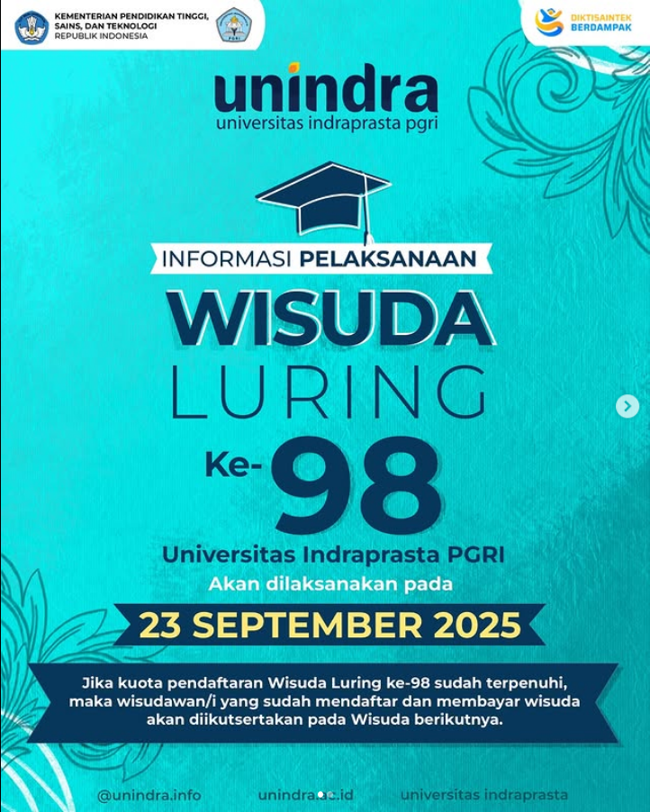 Unindra On-site Graduation