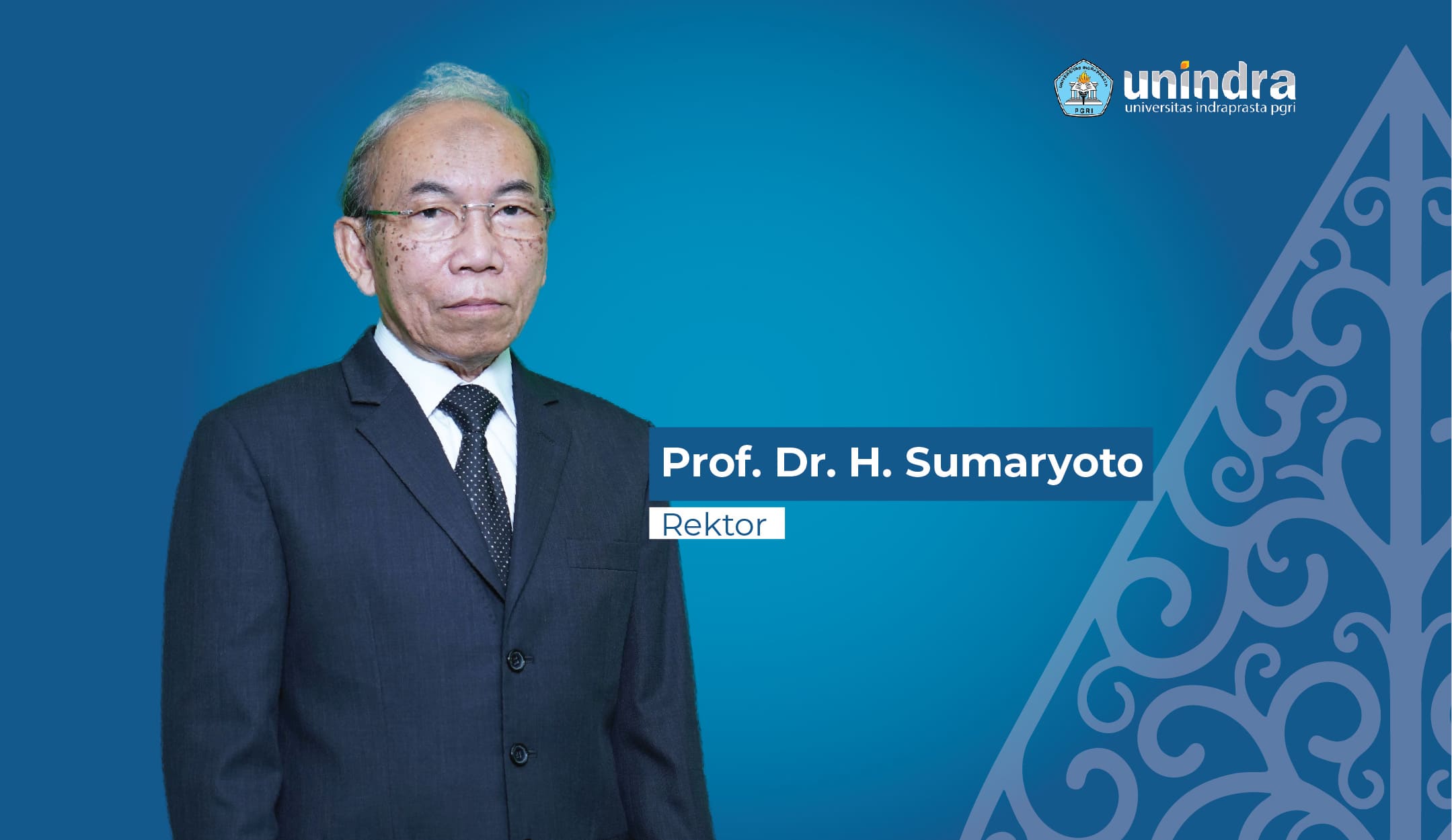 Prof. Dr. H. Sumaryoto - Rektor Unindra